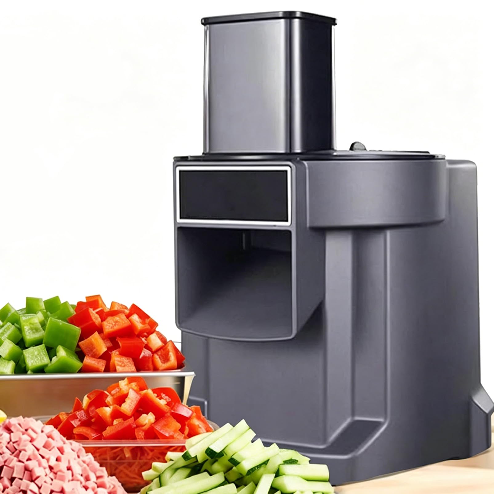 Hachoir alimentaire électrique pour des repas sains et salades de légumes fraîches à la maison