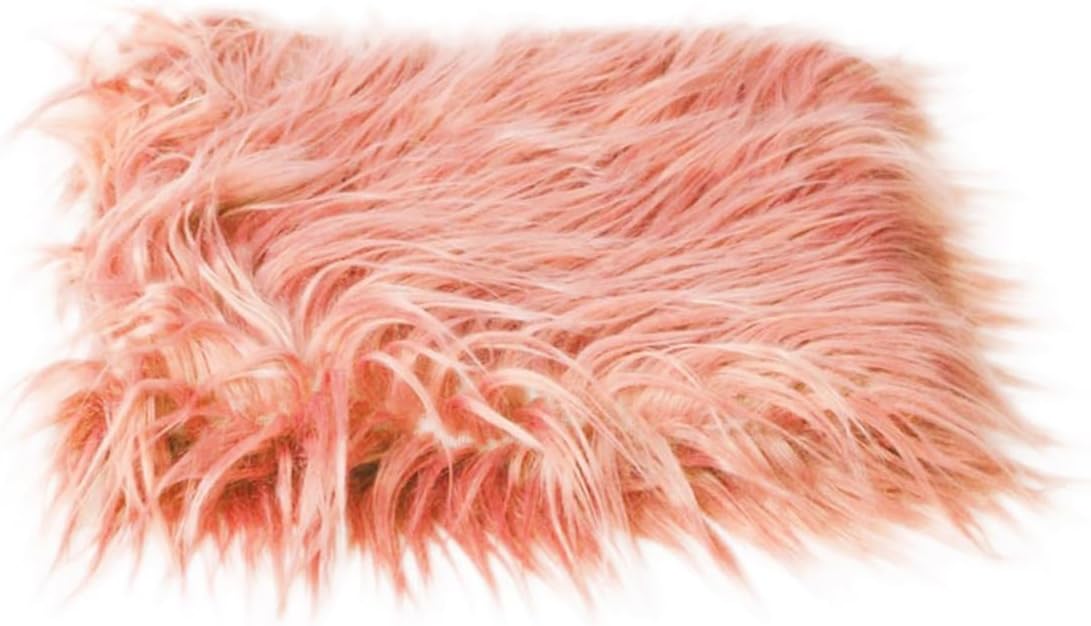 Baby Photo Props Newborn Photography Mat Soft Faux Fur Quilt 23.6X19.7 Inch Infant Photography Blanket Easy Clean for Studio Photoshoots