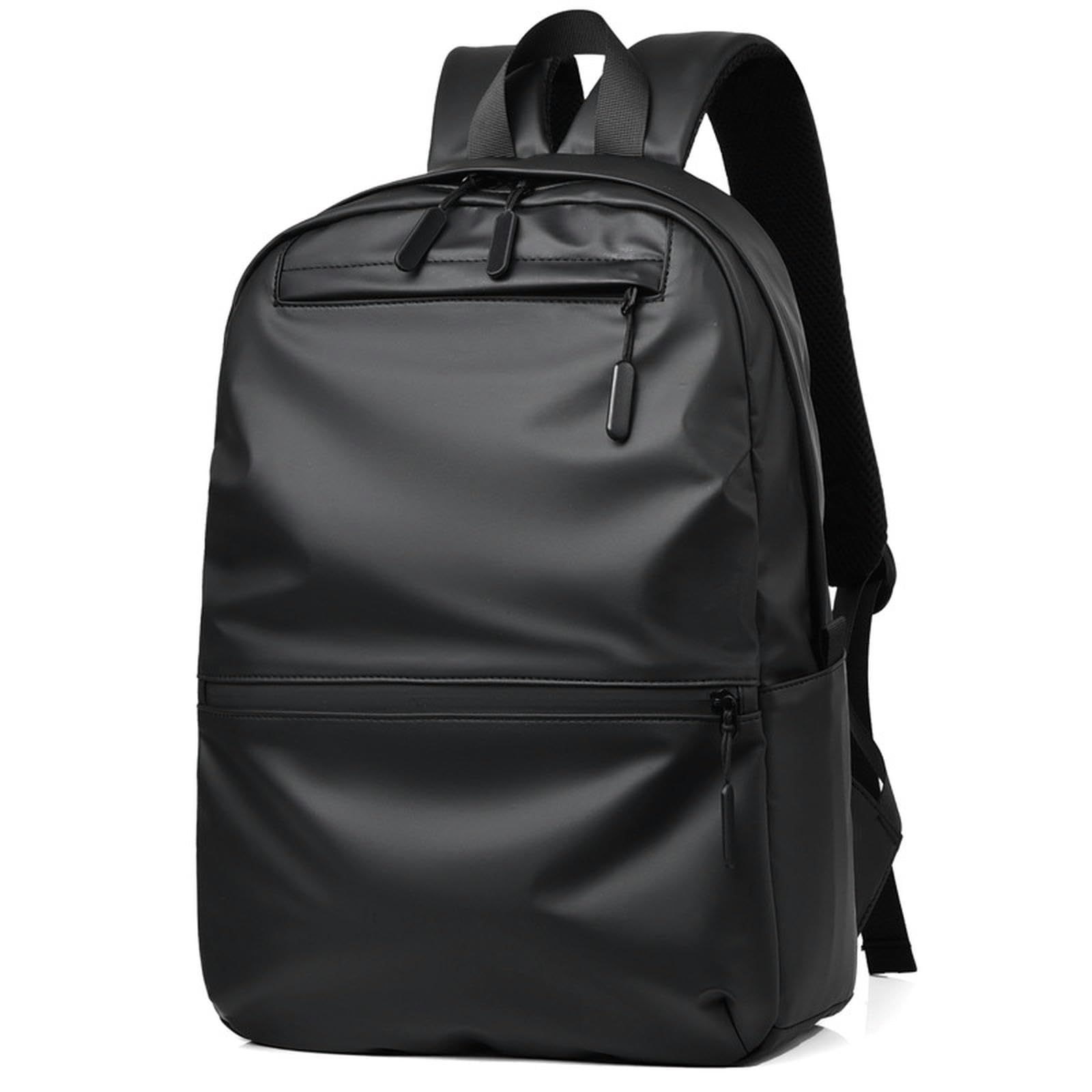 QDHGCFOC School Bag Men Backpack Causal Daypack Laptop Rucksack 14 Inch Laptop Waterproof Backpack For College Travel-Black