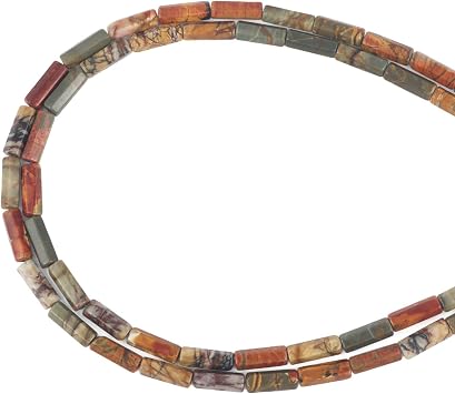 COIRIS 30PCS Imperial Jasper Gemstone Loose Beads for Jewelry Making ZS-1194-Red Creek