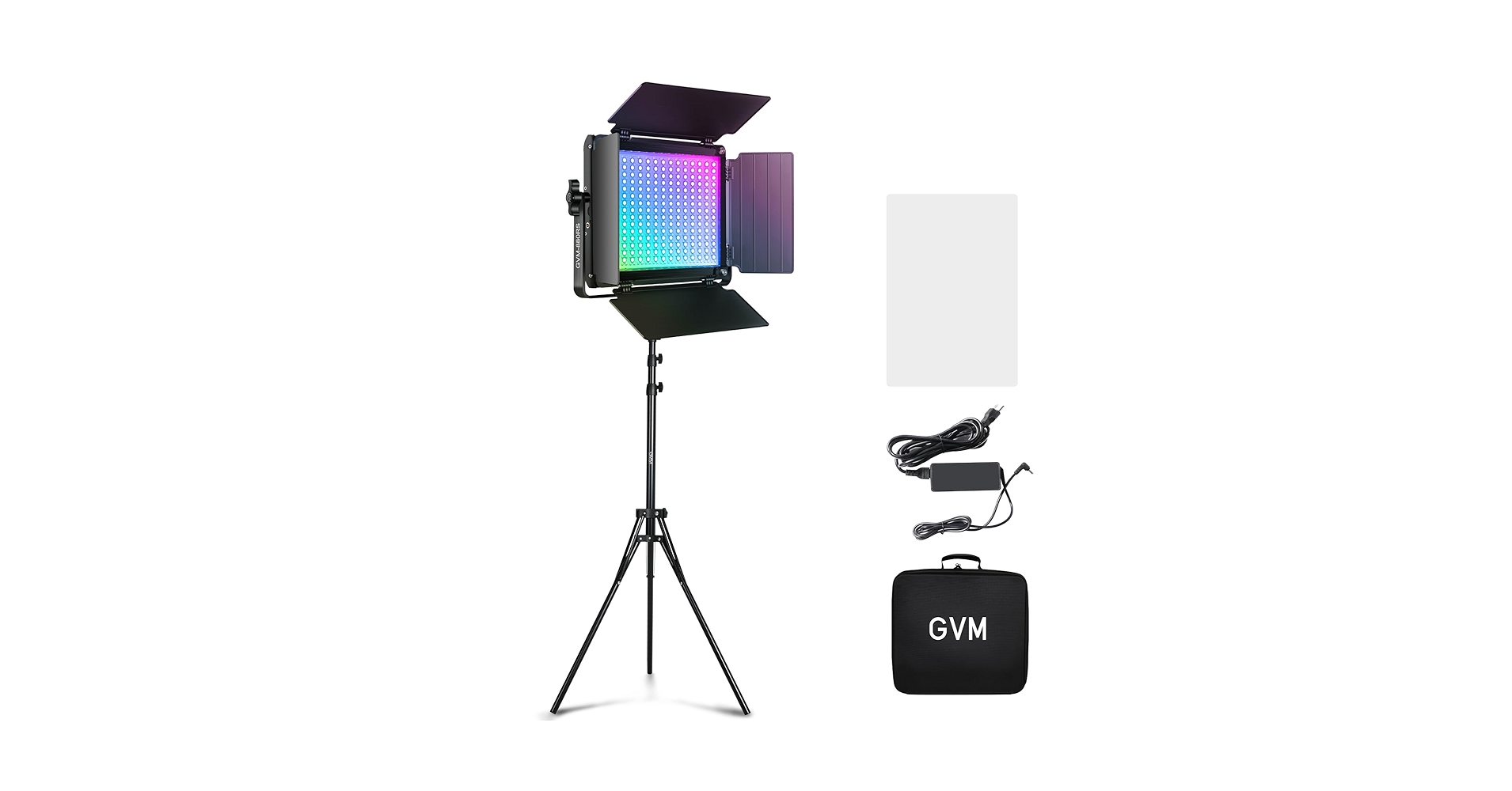Amazon.com : GVM Upgraded 60W RGB LED Video Light with Stand