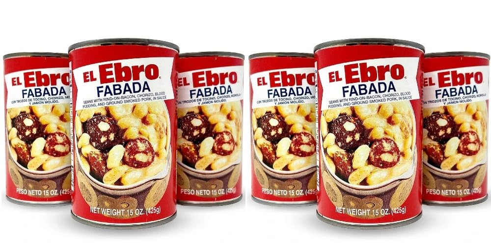 El Ebro delicious white bean fabada. Ready To Eat . 6 pack 15 oz. each serves 2