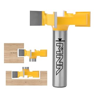 MNA CNC Spoilboard Surfacing Router Bit,4PCS Router Bit Set,1/2 Inch Shank,4 Wings,2-Inch Cutting Diameter,1/4 5/16 3/8 1/2 Milling Depth