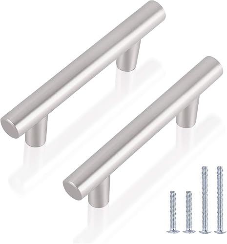 Manija con forma de T para cajones, de la marca Gobrico, pack de 30