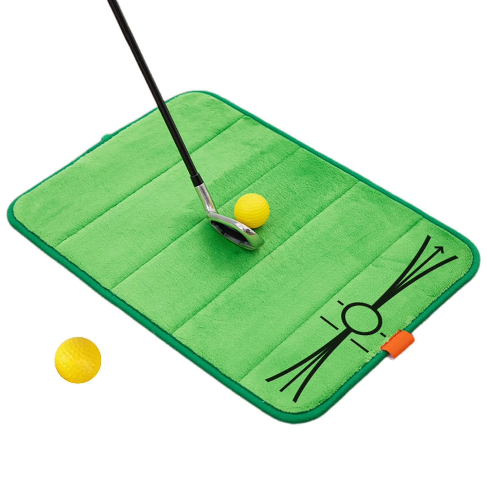 Golfschwungmatte*1 - Golf Trainingsmatte | Golfschwung Trainingsmatte | Rasenteppich Übungsausrüstung Chipping Indoor Outdoor Zuhause Gartenbereich