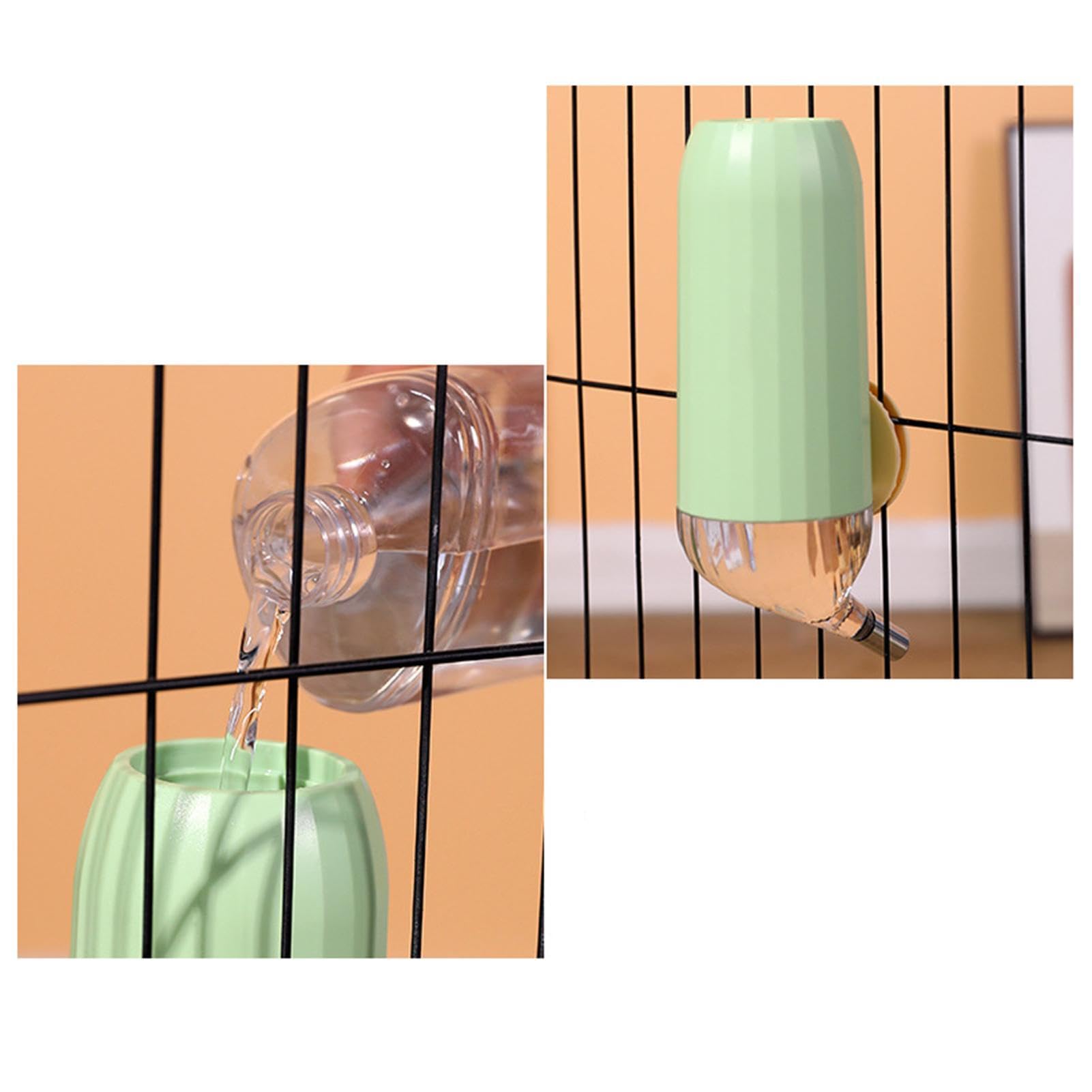 Botella de agua para hámster para tanque de vidrio, botella de agua sin | Accesorios para hámster, cobaya, botella de agua para animales