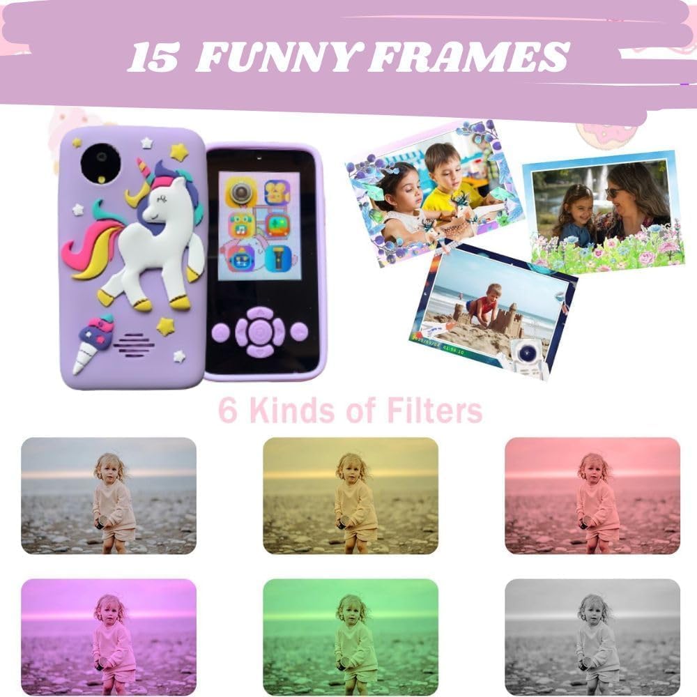 1 Pcs Kids Toy Telephone with Lights and Sounds Interactive Educational Learning Fun for Toddlers and Preschoolers Toys-Multi Colours 3