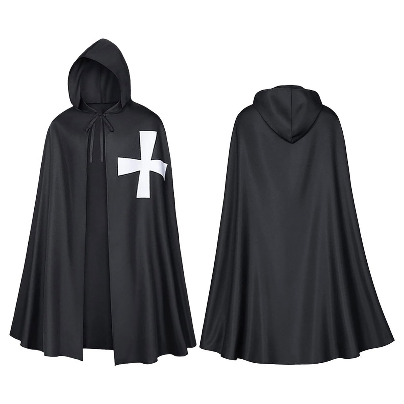 Cape médiévale à capuche pour réussir son cosplay de guerrier et costume de carnaval - 4