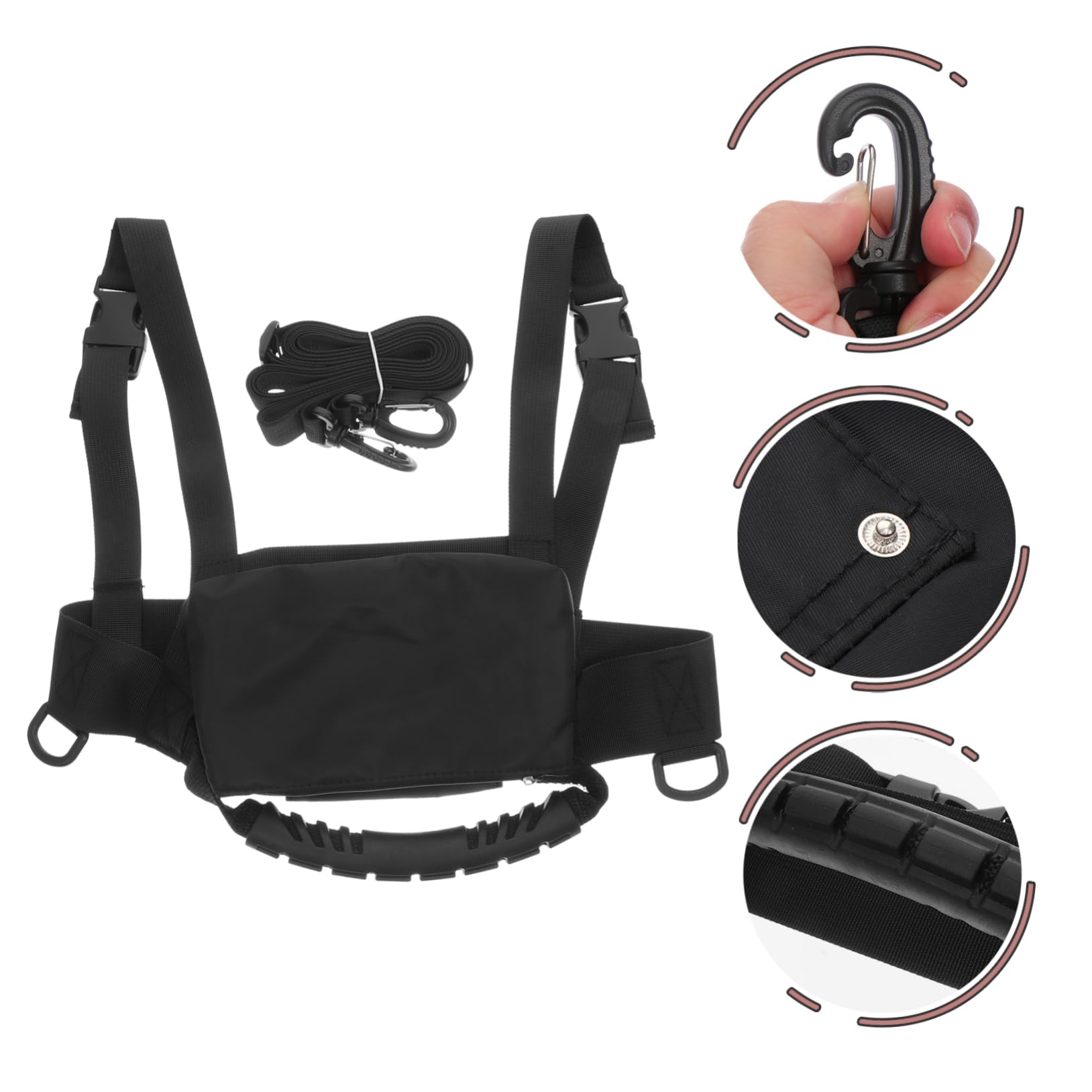 POPETPOP Professional Boys and Girls Ski Harness Vest Skating Balance Keeping Belt Safety Skating Strap for Winter Fun