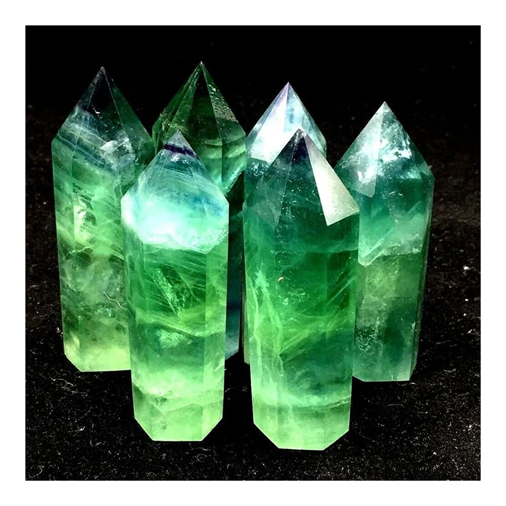 Amazon.co.jp: アメジスト原石 天然緑蛍石クォーツストーンポイント