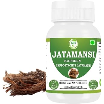 Morsan Jatamansi Capsules 500 mg Herbal Supplement in Veggie Capsules Pack of 60 Natural Ayurvedic Dietary Supplement Pack of 1