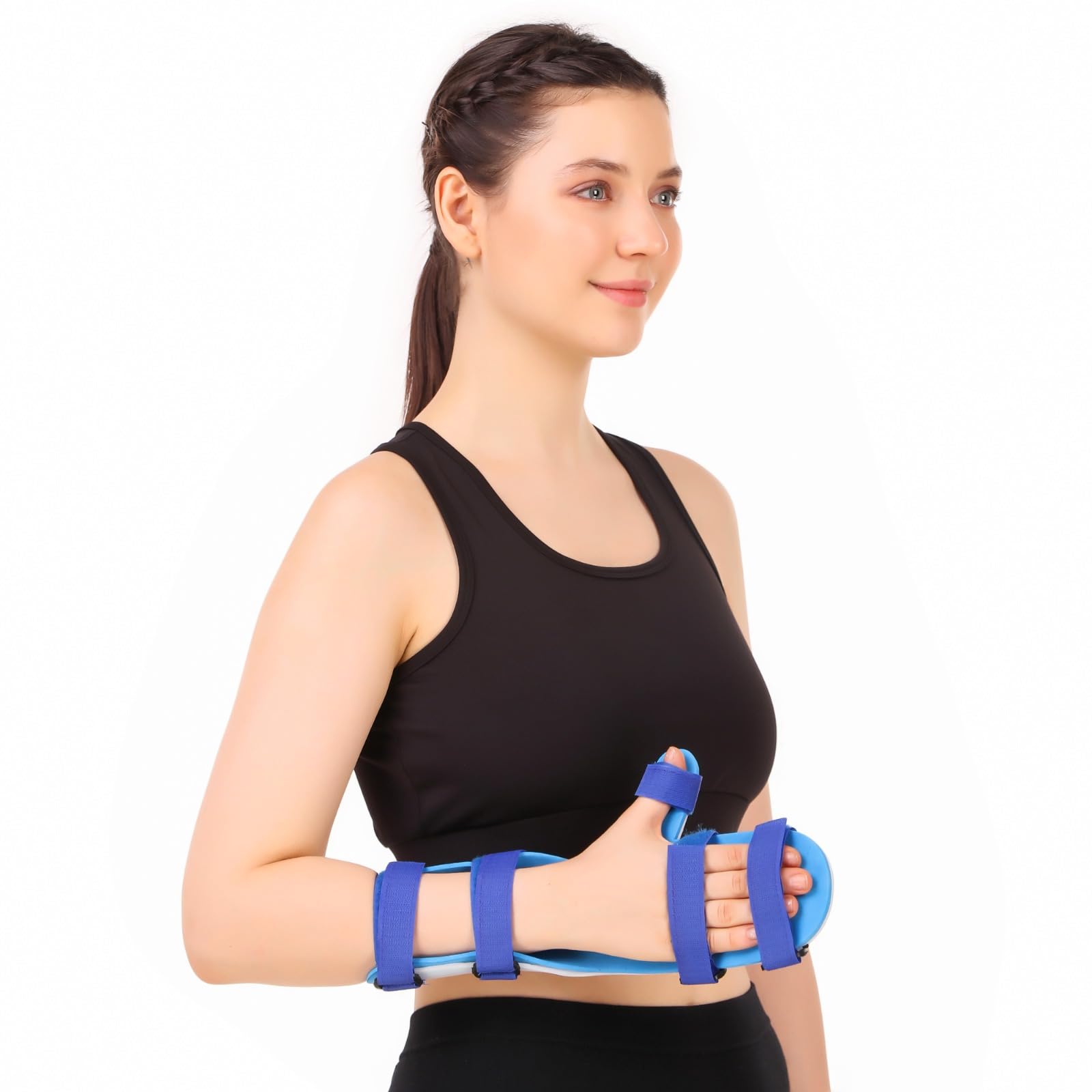 Medilink Static Cock Up Splint | Wrist & Forearm Support Brace for Carpal Tunnel, Sprain, Arthritis, Pain Relief & Post Surgery Recovery Therapy (M (Pack of 1), Right) 1