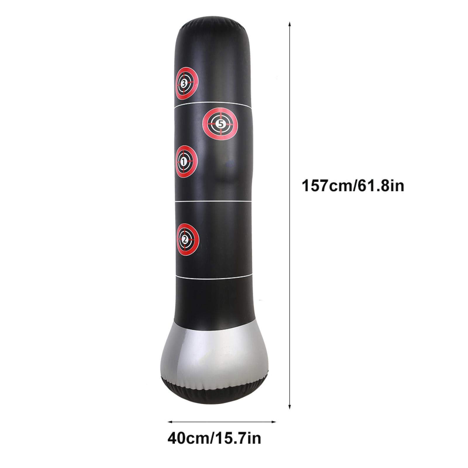 Tyenaza Borsa Gonfiabile in PVC, Borsa Gonfiabile per Boxe da Boxe, Kick Boxing, con Pompa a Pedale per gonfiaggio dell'Aria