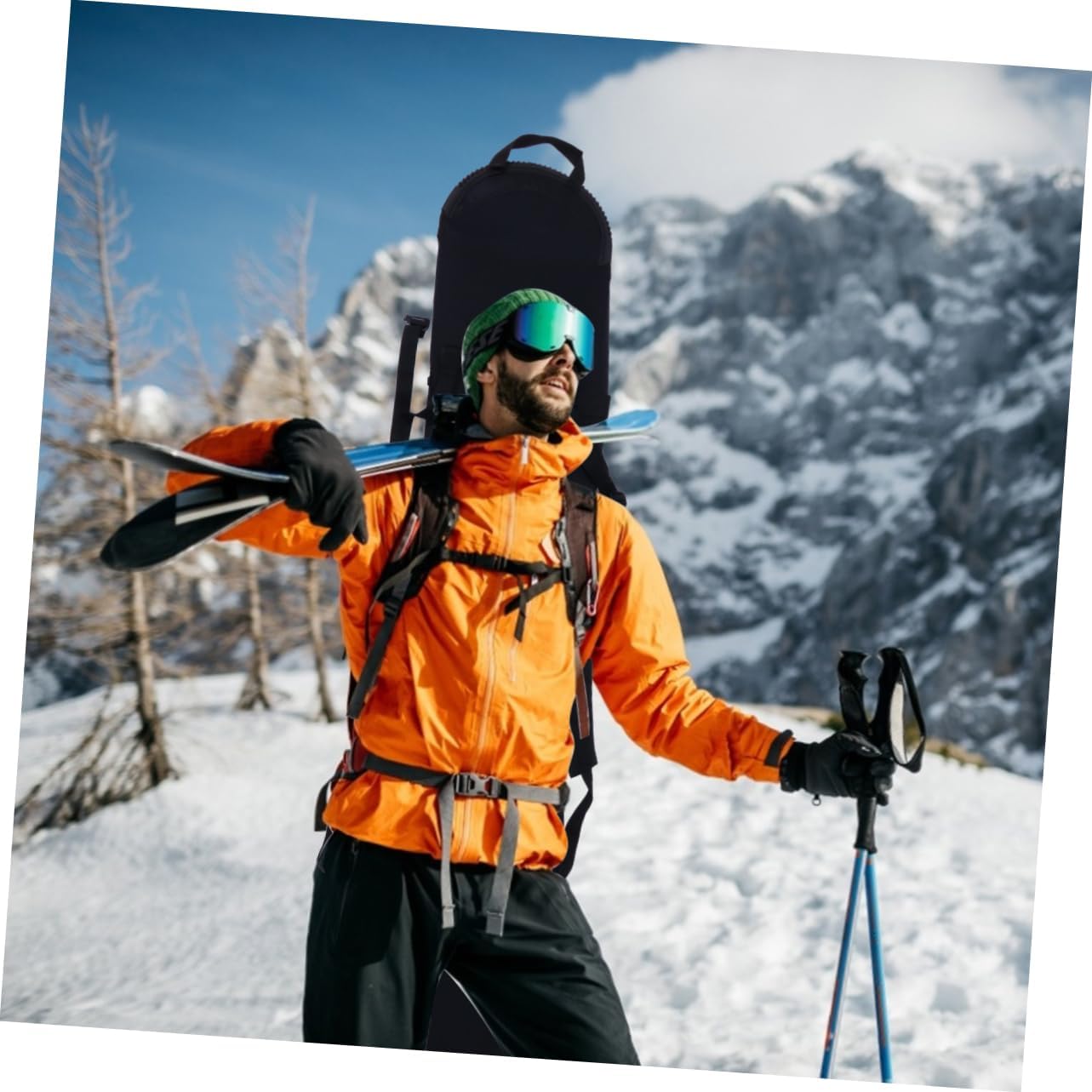 Yardwe Lightweight Snowboard Bag Shoulder Strap Ski Cover for Travel and Storage of Snowboard Gear