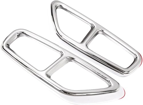 Miniatura 5 de 304 acero inoxidable tubo cola cola garganta salidas marco cubierta para BMW 5 serie Sedan G30 2018