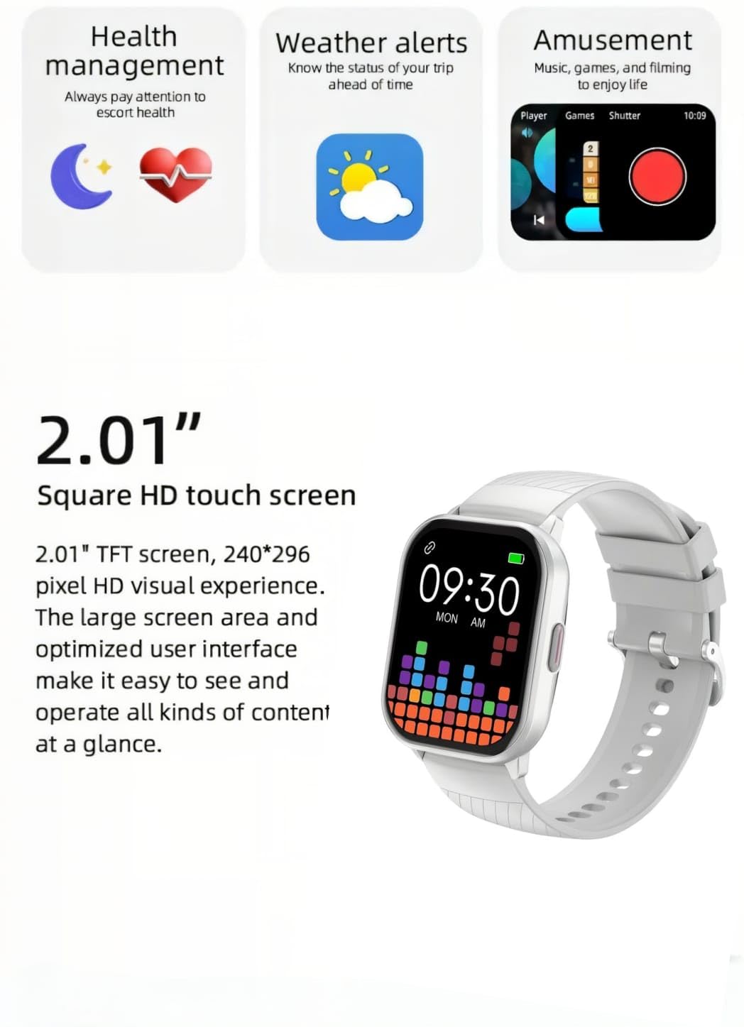 Luxora Smartwatch – Montre Connectée Homme/ – Écran Large Tactile HD 2,1″ – Double Bracelet Métal & Silicone – Santé, Appels & Notifications – Sport & IP68 -SOS
