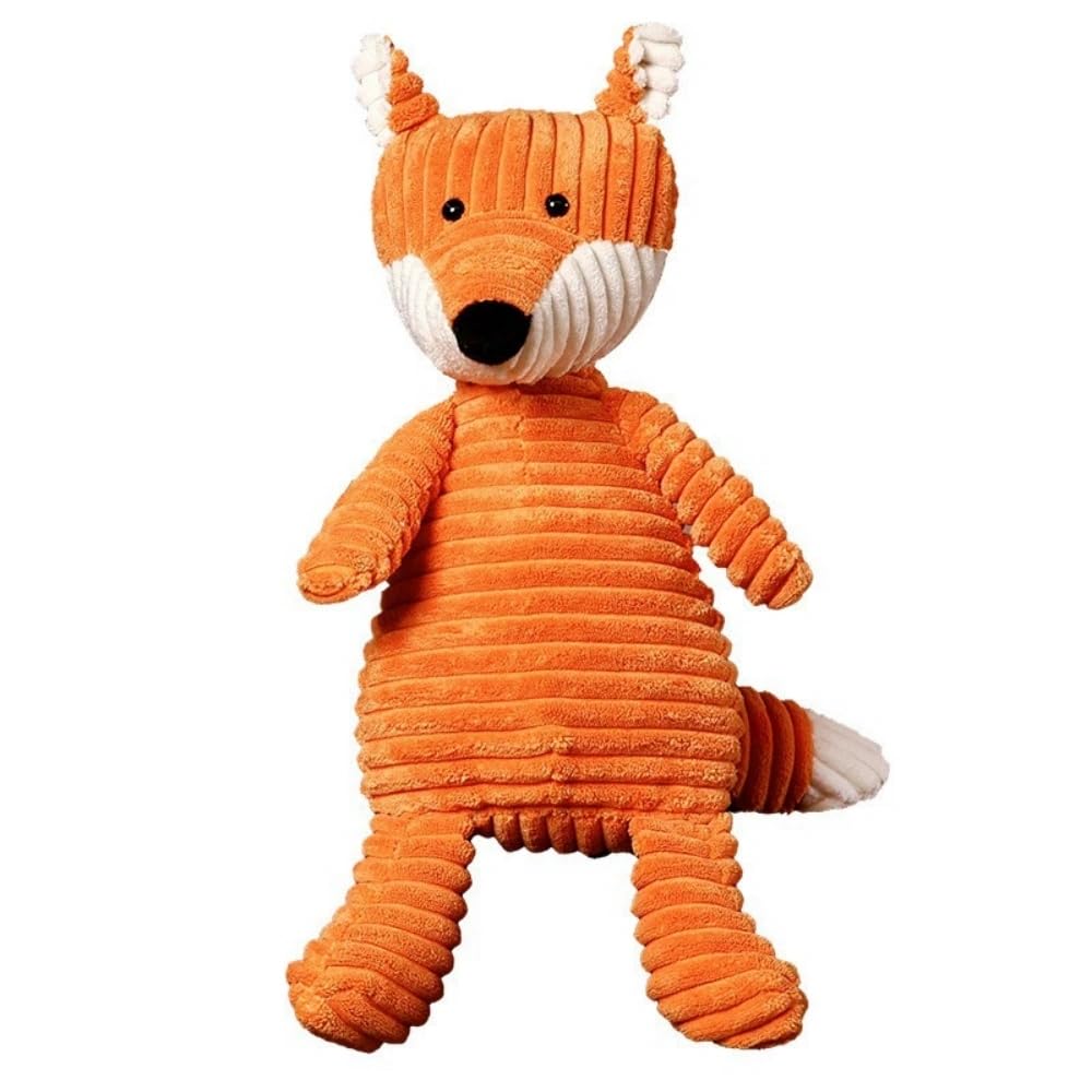10 Inches Orange Fox Plush Toy Stuffed Animal Plushie Pillow Kawaii Soft Hug Fabric and Stuffing -Toy Gift