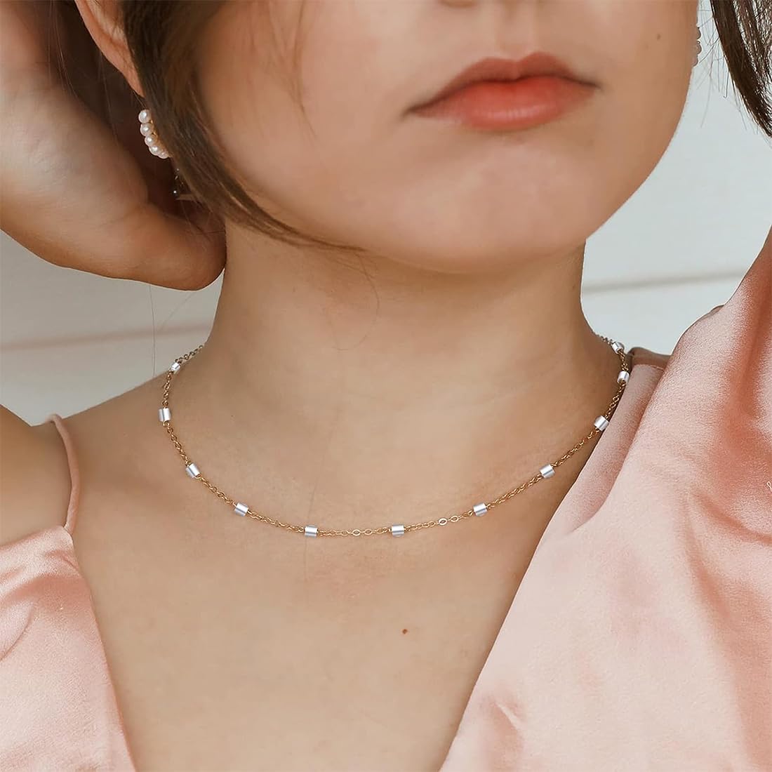 Knijpkraal stainless steel (roestvij staal) 2mm goud zakje (per 10 stuks) | FRIS! Kralen en Sieraden