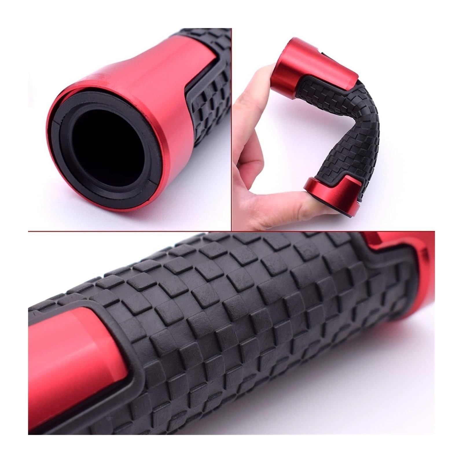 para Y&amaha TW125 TW 125 1999-2004 Accesorios para Motocicletas Puños De Manillar De 22 Mm Tapones De Extremo De Manillar Extremo Manillar Barra Motocicleta(Naranja)
