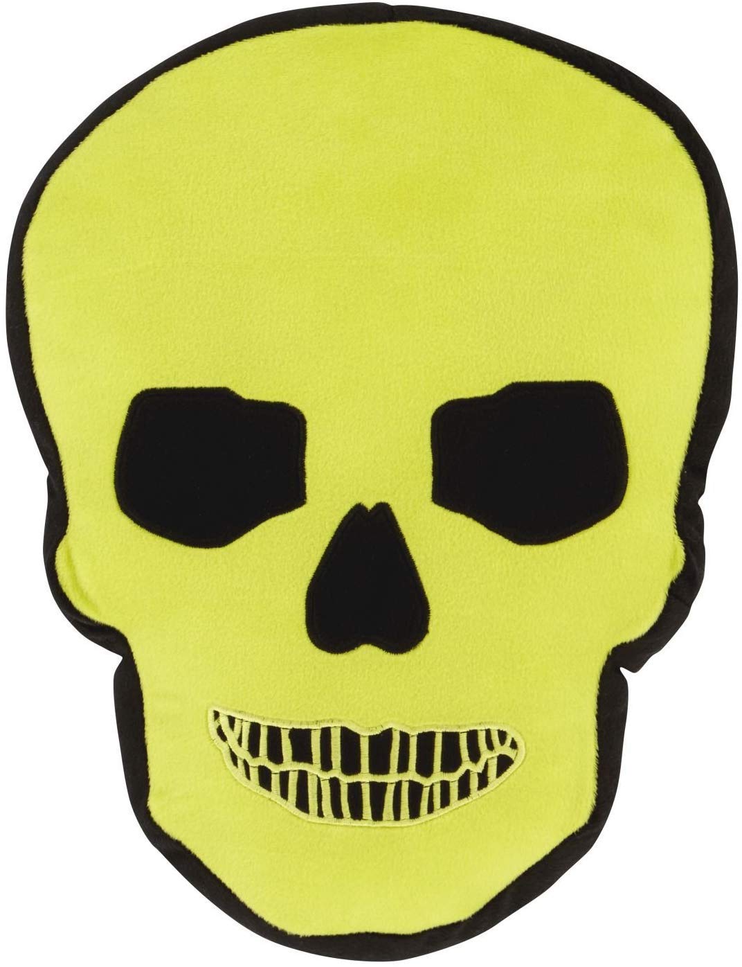 Catherine Lansfield Skulls 3D Filled Cushion Green