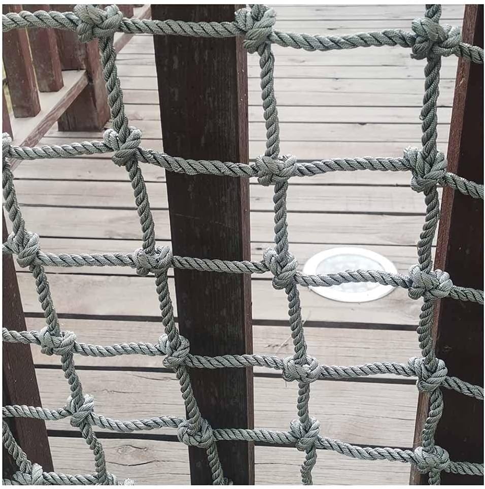 Outdoor Climbing Net for Kids and Adult,Climbing Net for Swing Set, 10mm Rope Outdoor Cargo Webbing Net(2X3m/6.6X9.8ft)