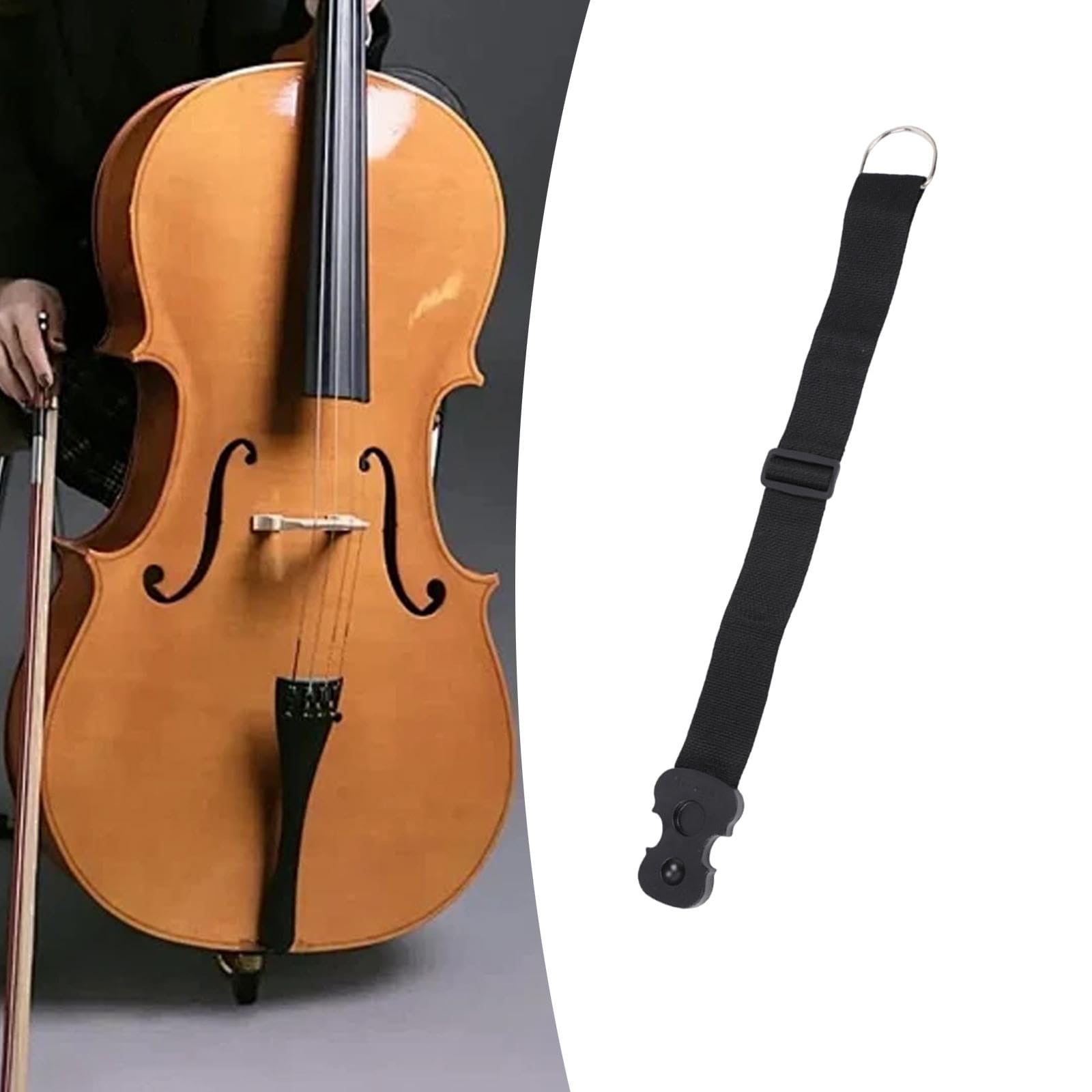 DYNWAVE Cello Anti Skid Mat Floor Protector Portable Thickened Secure Grips Versatile Use Instrument Accessories Cello Endpin Stopper, black