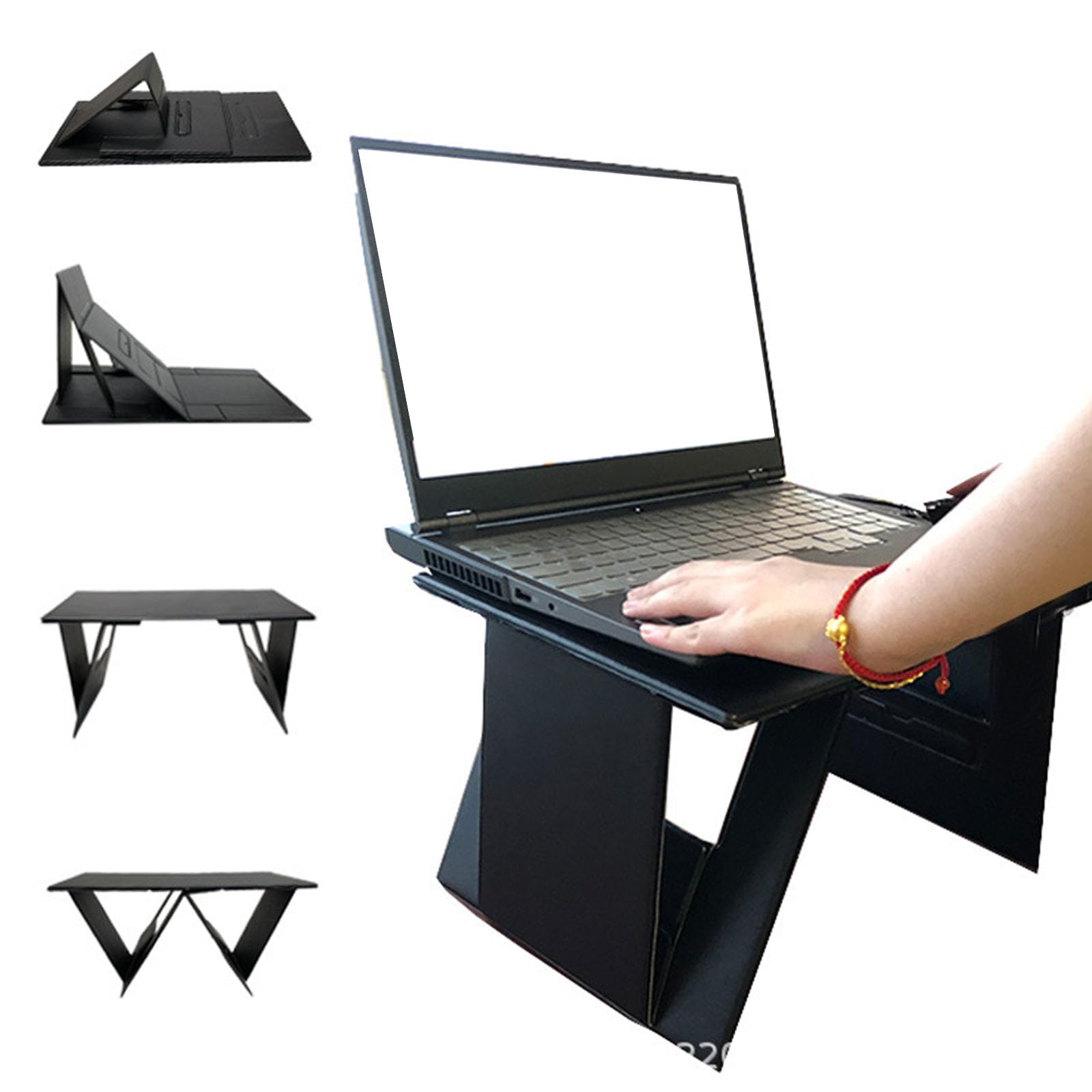 Pratico supporto pieghevole per laptop con base antiscivolo Tavolo pieghevole per studenti e lavoratori remoti Supporto portatile da pannello