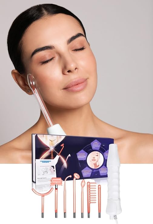 7 Probe High Frequency Device for Facial Skin Care and Rejuvenation