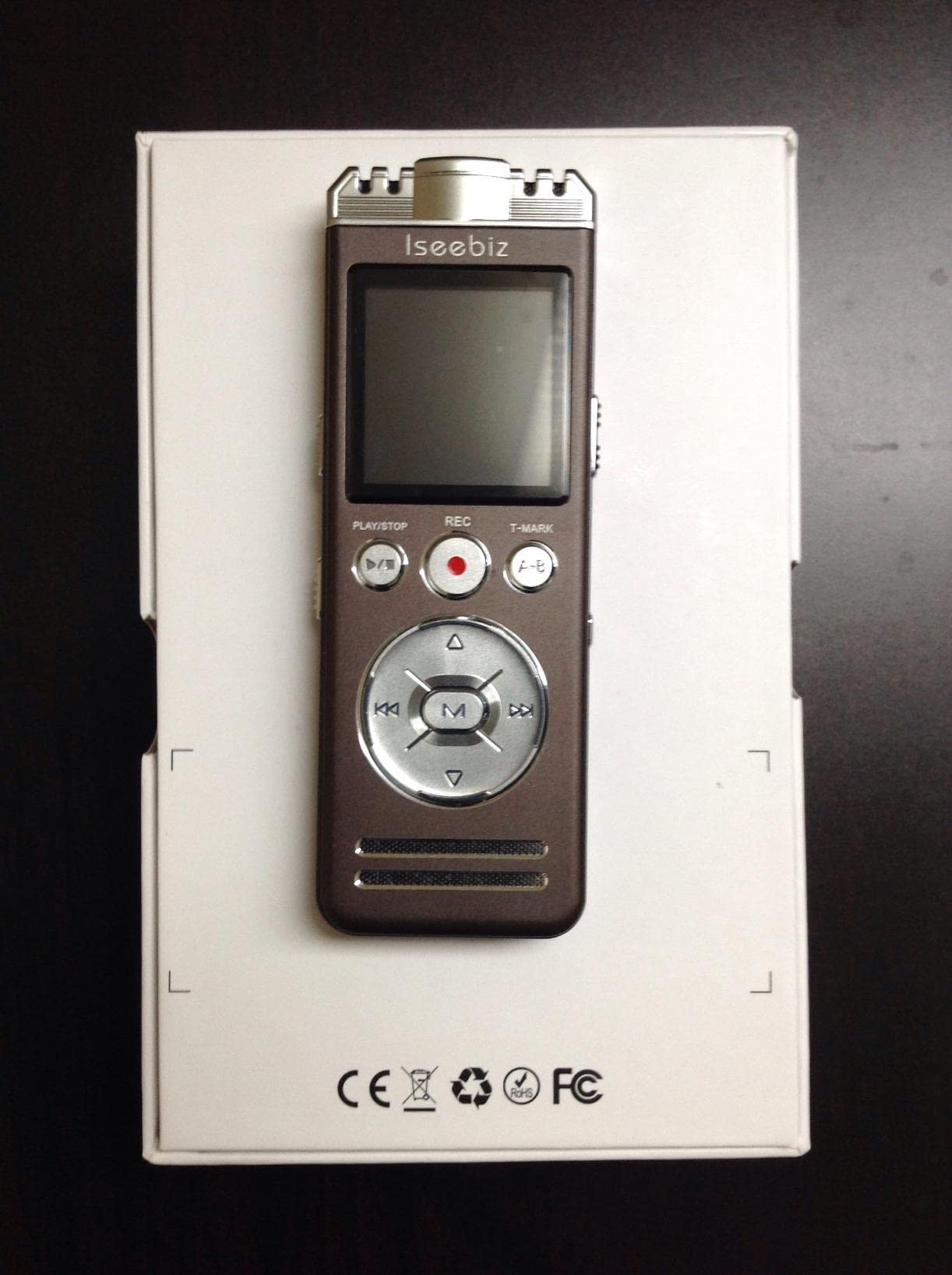 Digital Voice Recorder, 8GB Audio Sound Recorder 1536Kbps MP3 Player PCM Linear Recording Dictaphone, with Dual Stereo Mic?DSP + ADC Decoding, Voice Activated, T-mark Function, Dynamic Noise Reduction