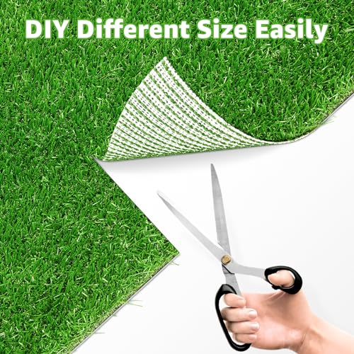 Image of 2 Pack Artificial Dog Grass Pee Pad 26 inch x 17 inch, Indoor Potty Training Turf | Easy to Clean, with Drainage, Reusable, Realistic, Fake Grass Mat, for Apartment, Balcony, Outddor Use