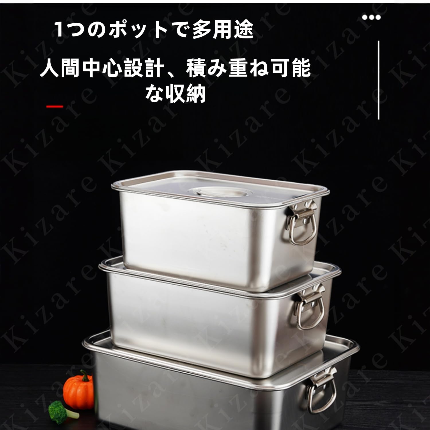 ステンレス製の角皿、オーブン対応、ストレーナー、深皿、油切り、調理、防錆、キッチン用品、業務用、家庭用に適しています。 (シルバー,