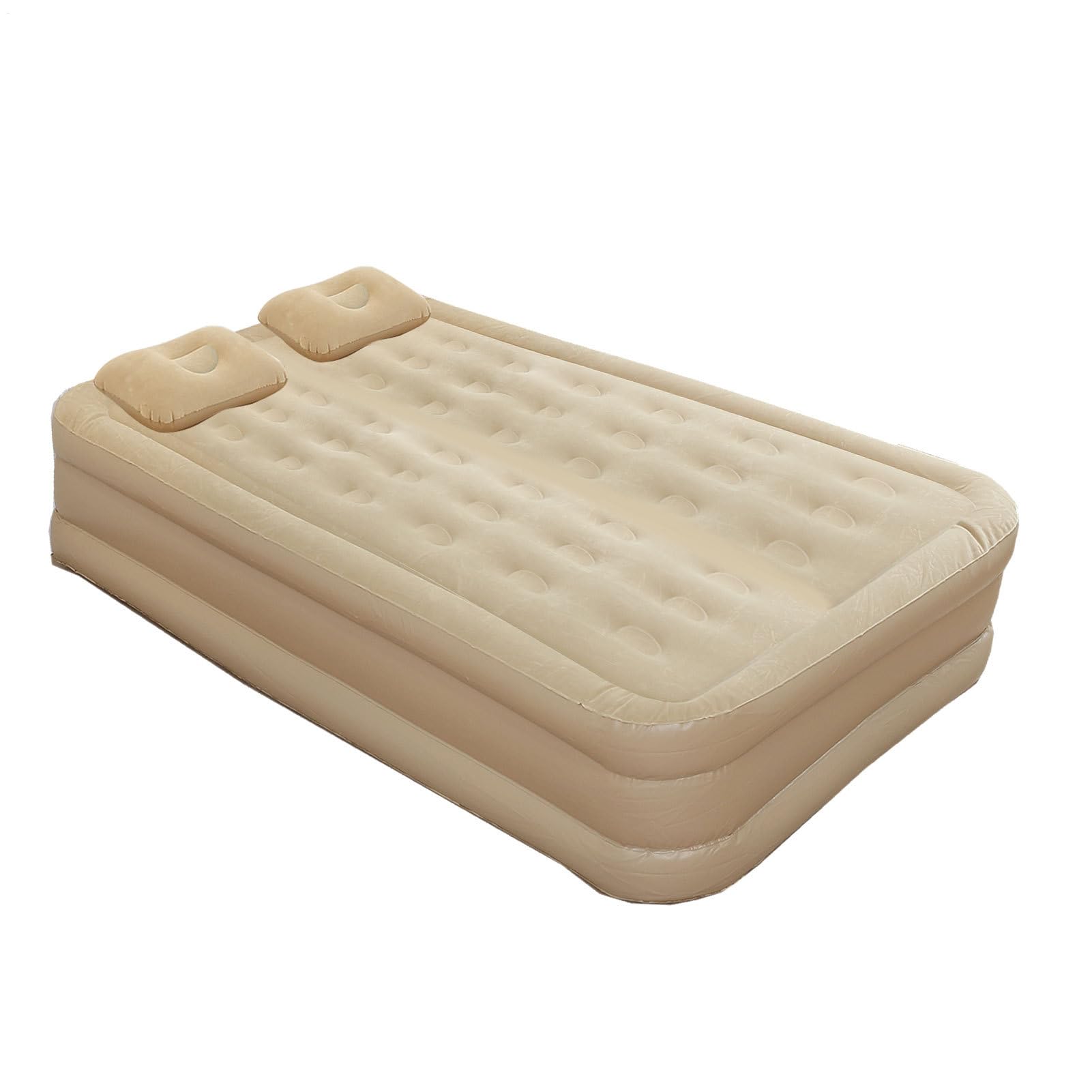 Matelas gonflable gonflage rapide lit appoint twin tapis couchage pliant résistant 450kg