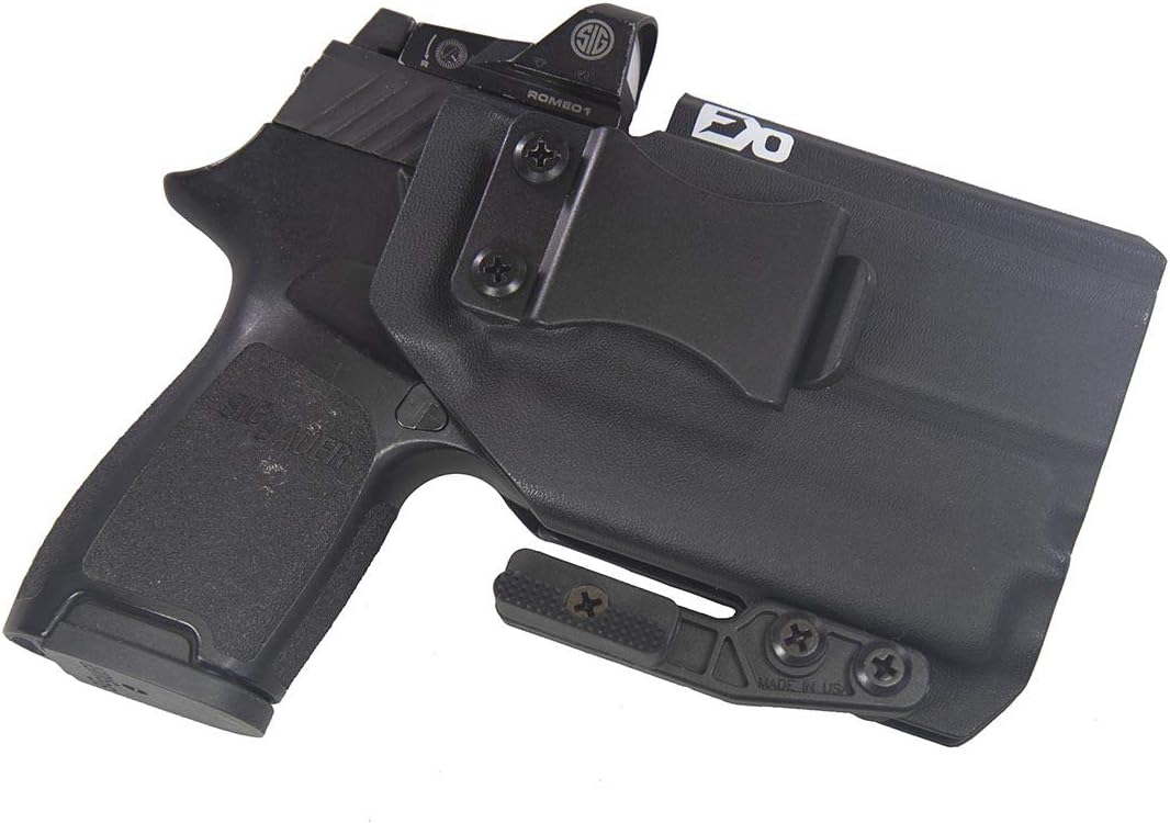 FDO Industries IWB Kydex Holster Compatible with Sig P320c w/Olight Baldr Mini Optic Cut -The Paladin Series- Made in USA-