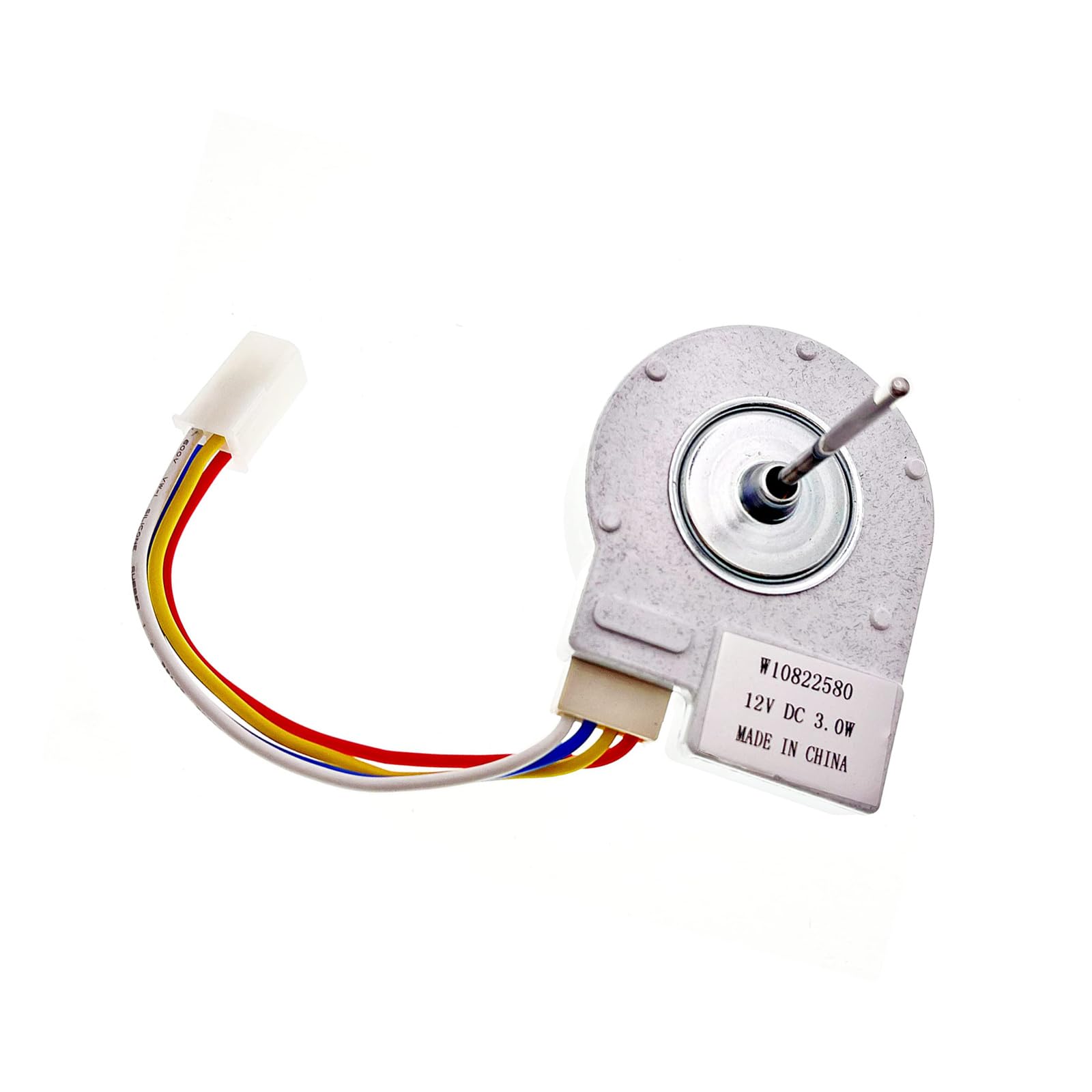 Yhplxyuus 12V W10822580 Refrigerator Cooling Fan Motor Cooling Fan Replacement Part for W10255195 2259385 UDQT22WP1 8201589 Refrigerator Evaporator Motor