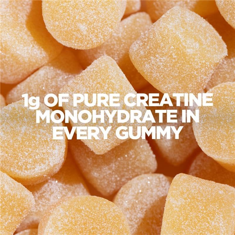 Image of Myprotein Creatine Gummies, Red, White and Blue, 90 Count | 5g Creatine Monohydrate per Serving, 18 Servings, Chewable Strength & Recovery, Vegan, Non-GMO