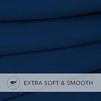 Vista 29 de PureFit Funda otomana rectangular de ajuste suave superelástica, para taburete de pies y muebles de almacenamiento plegables para sala de estar