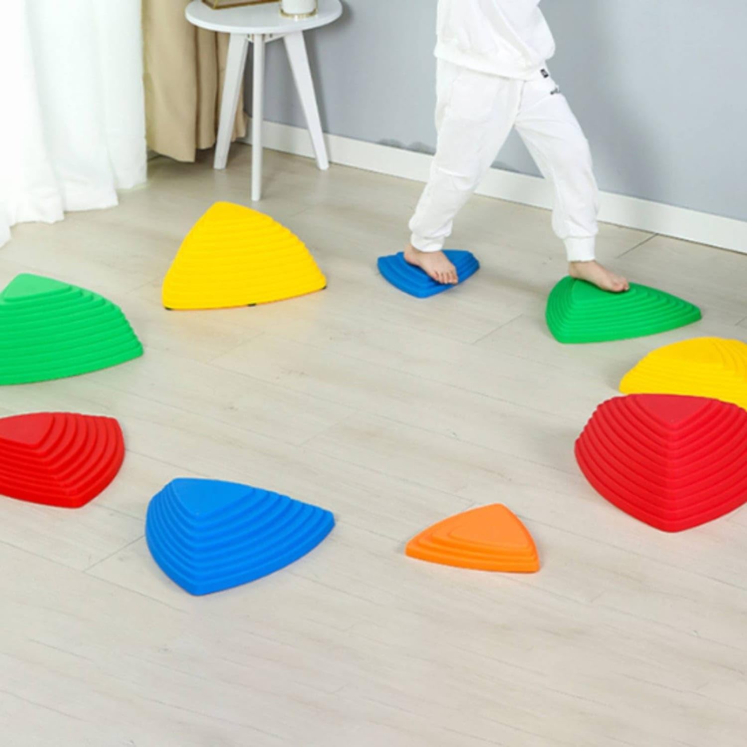 6 Pieces Non-Slip Balance Stepping Stones Indoor Balance Stepping