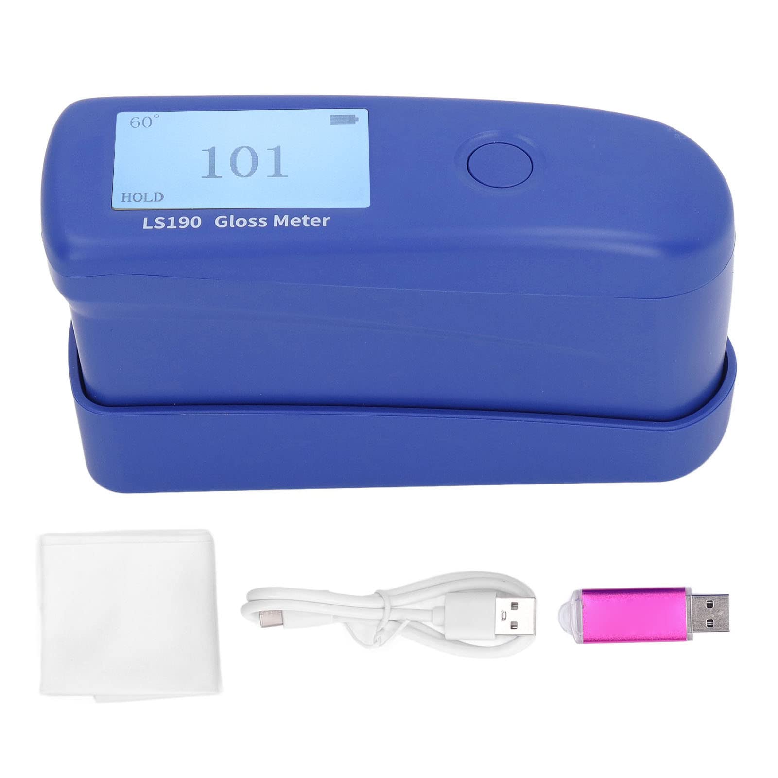 Medidor de Brillo Medidor de Brillo Portátil Medidor de Brillo de Cristal Líquido Digital Adecuado para Inspección por Lotes