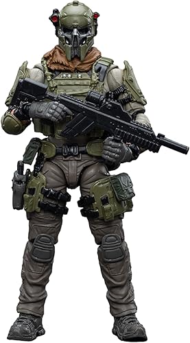 Pipigirl Joytoy Figura de acción de soldado 118, paquete de promoción de constructor del ejército figura 08, juguete de modelo militar