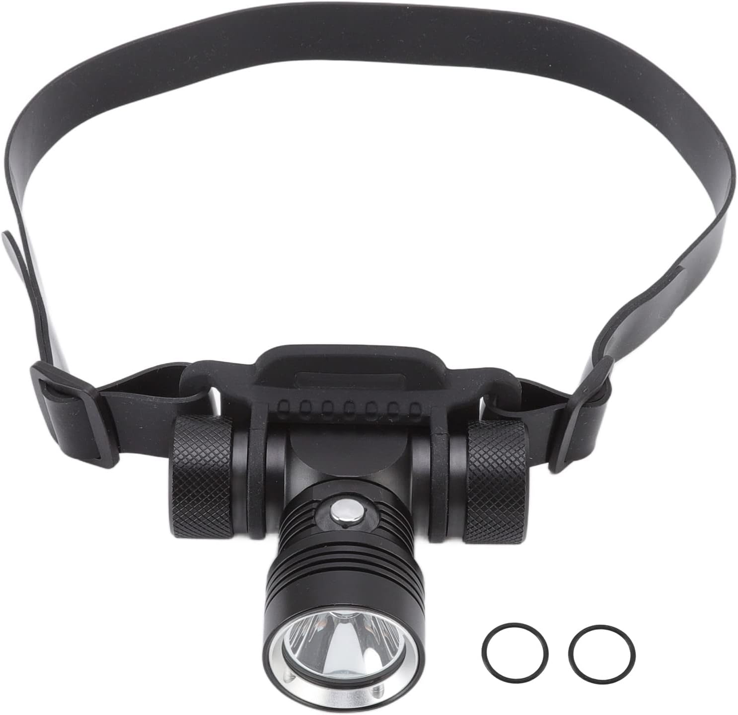 Garosa Diving Headlamp 8000LM 3 Modes Amphibious Aluminum Alloy IPX8 Waterproof Yellow Light 100m Underwater Swimming Headlight for Fishing Underwater Sports