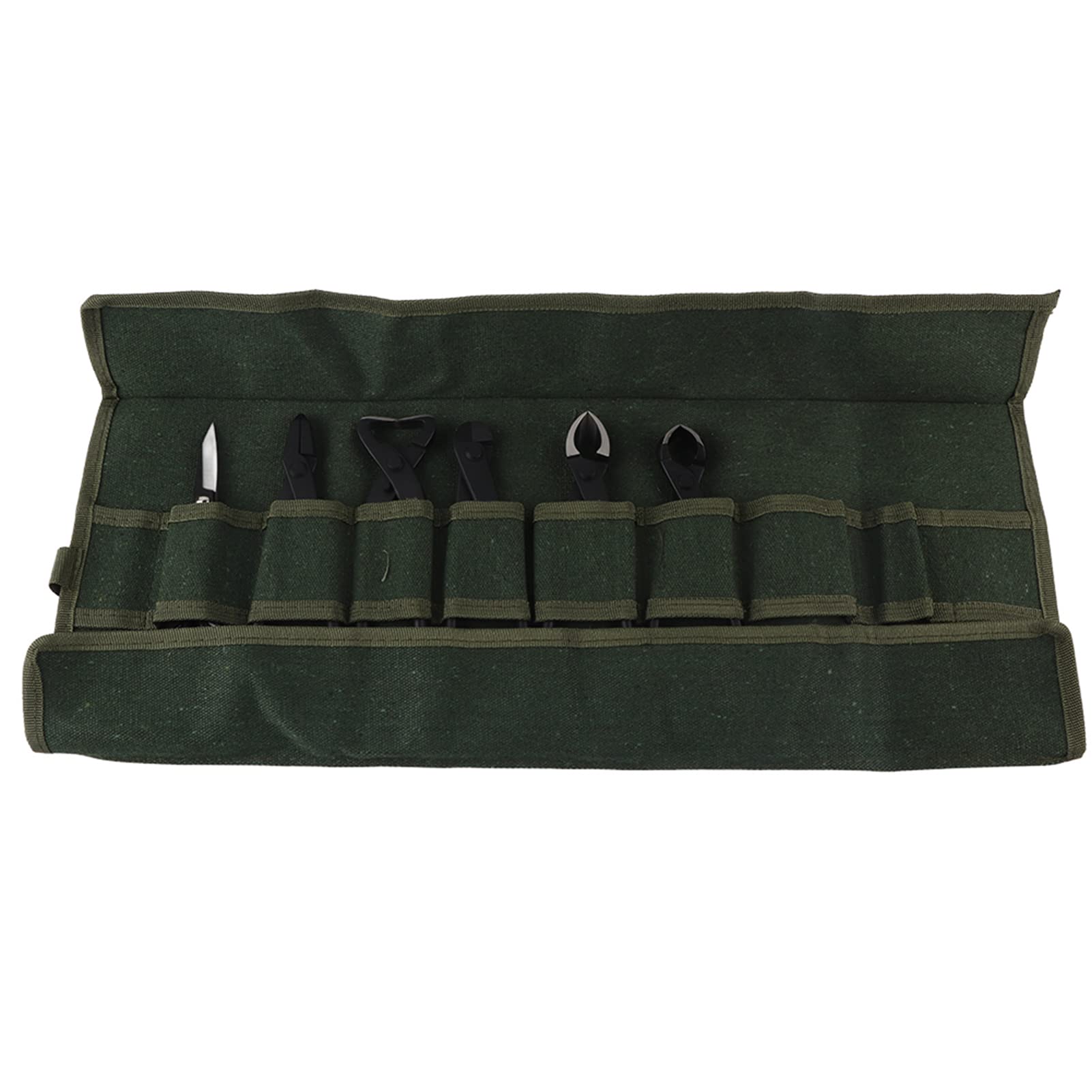 Juego de Herramientas para bonsái, Kit de Recorte de jardín de 6 Piezas de Grado Profesional con Bolsa de Almacenamiento para entusiastas y jardineros del bonsái, aleación de
