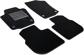 MDM SP-4238 Velour Car Mats for Skoda Rapid 10.2012 to 2019, Black