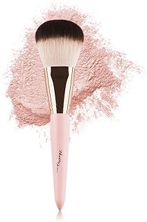 Anne's Giverny Kabuki Large Bronzer Brush Loose Powder Foundation Make up Brush for Blending Blush Makeup (Pink)