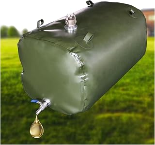 Anti Tear Water Bag TPU Fuel Airbag Storage Tank, Foldable Spare Oil Drum Container Bag for Liquid Storage(1 * 0.6 * 0.55m)