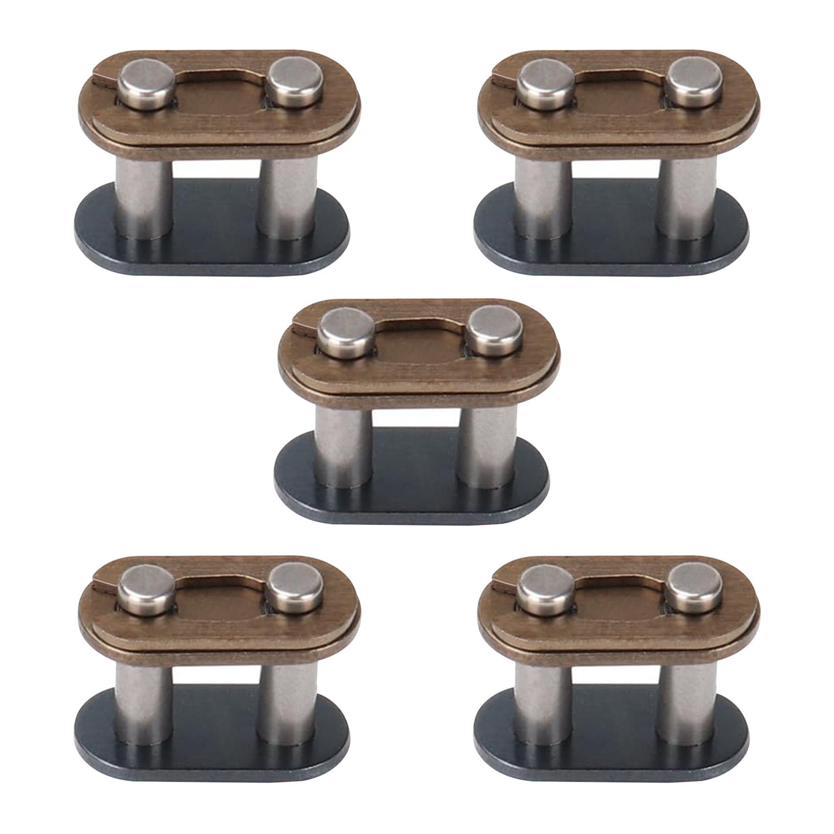 5Pcs T8F Chain Master Link Drive Chain Replacement Connector Link for 43cc 47cc 49cc 50cc 2-Stroke Syx Moto Holeshot SSR SX50 Coolster Pit Dirt Bike Motorcycle Mini ATV Quad 4 Wheeler