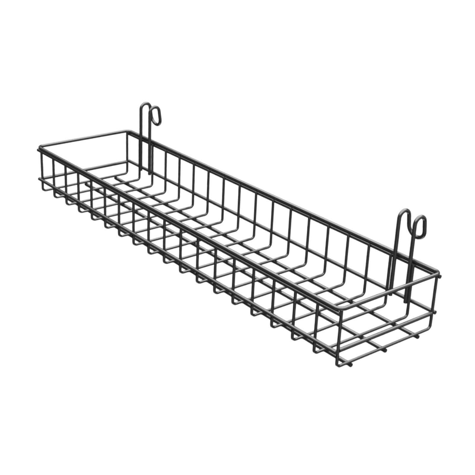 Hanging Wire Basket Kitchen Organizer for Wall Grid Wall Decoration Bathroom-image-35