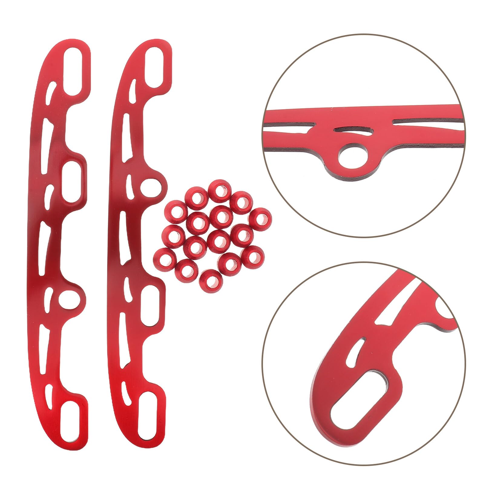 Cuchillas de Patinaje sobre Hielo Acero Inoxidable 290 Mm para Patines Hockey Talla Grande Kit de Reemplazo para Patines de Hockey sobre Hielo Accesorios Deportivos