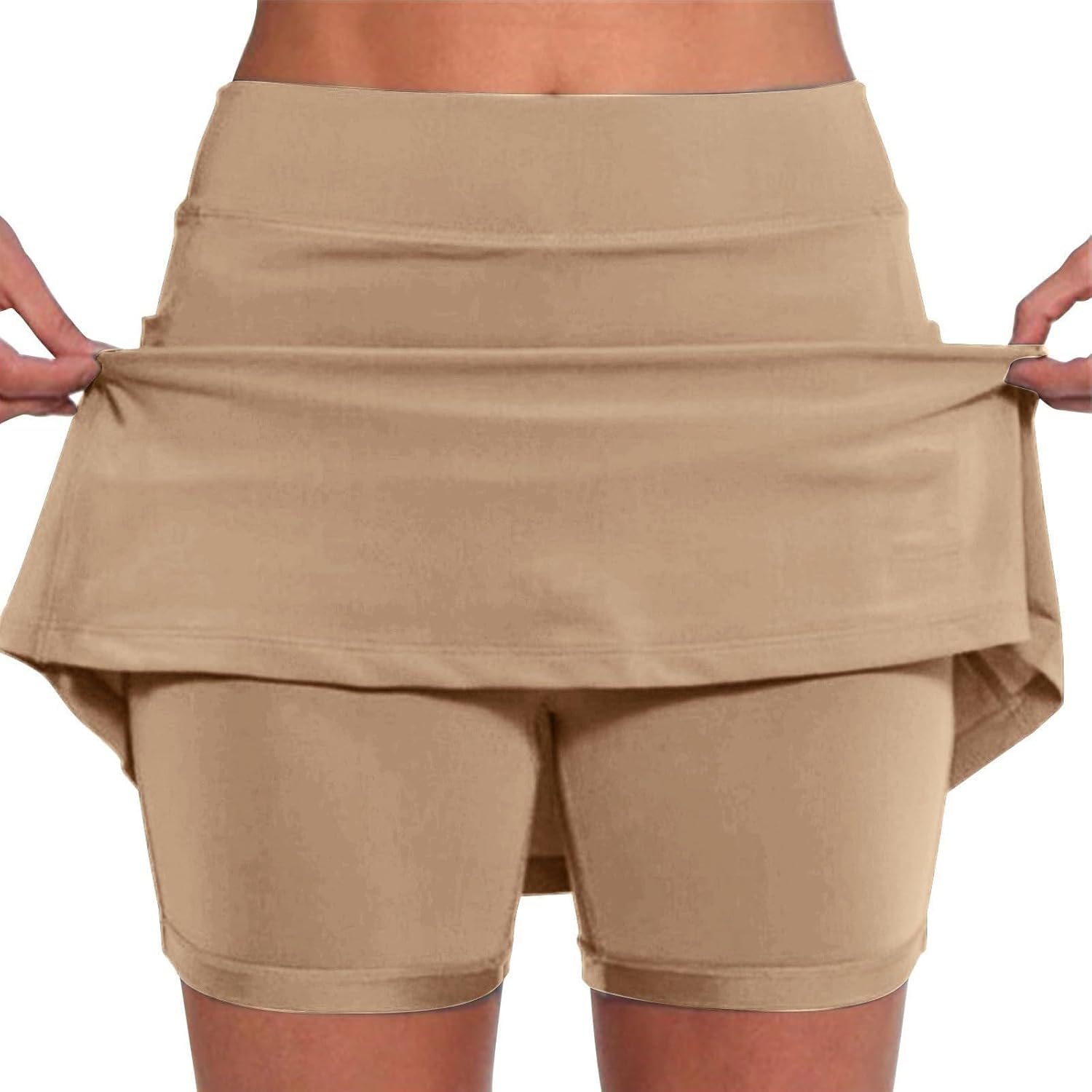 Skorts for Women with Pockets High Waist Tummy Control Women’s Yoga Shorts Dressy Casual Athletic Tennis Mini Short Skirts