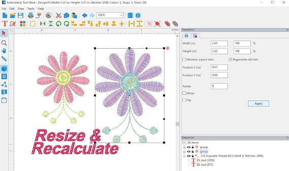 Embroidery Tool Shed PLUS - Machine Embroidery Editing Software | for PC & MAC