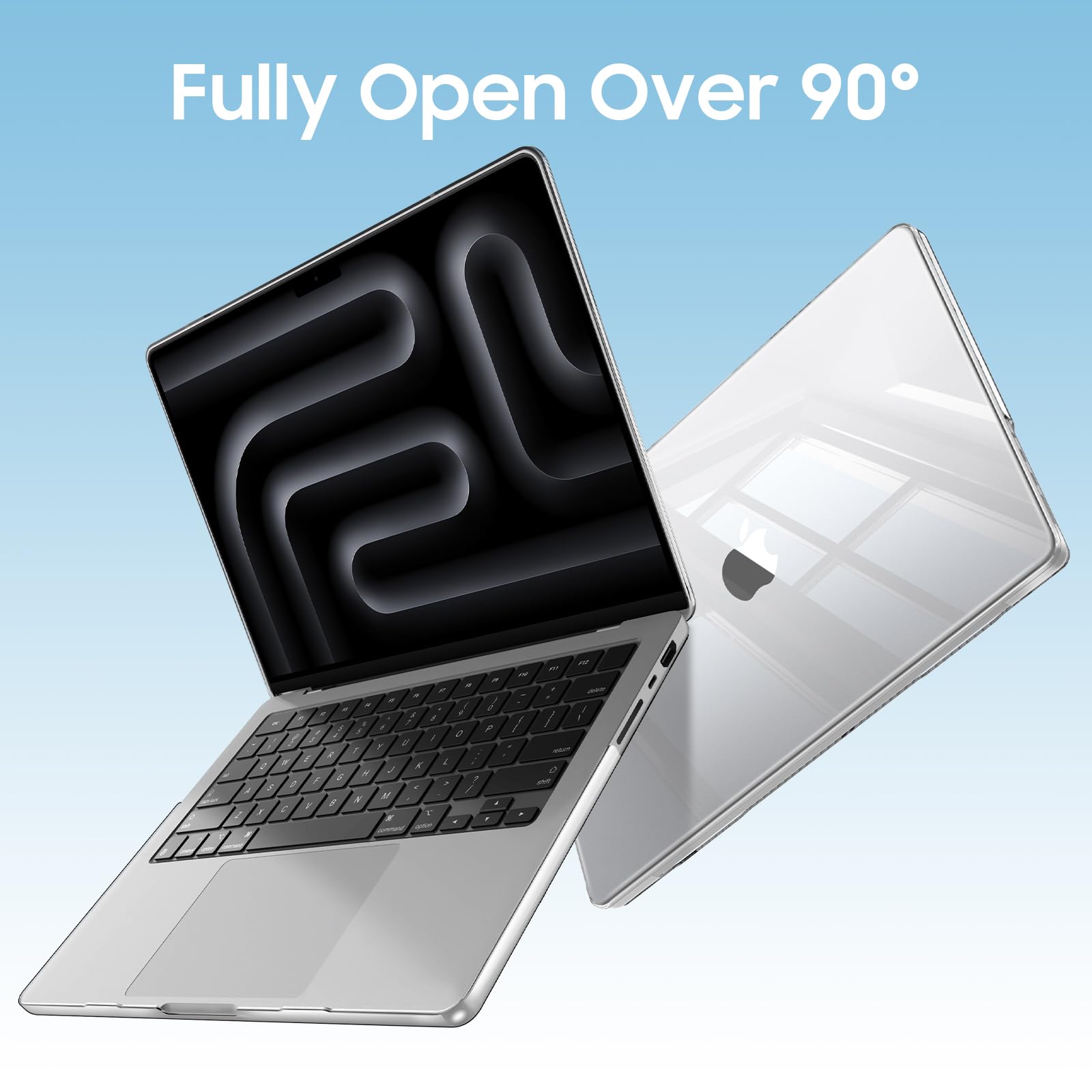 Fintie Etui kompatybilne z MacBook Pro 14" M5, M4, M3, M2, M1 Pro/Max (2026-2021), A3426, A3427, A3434, A3112, A3401, A3185, A2992, A2918, A2779, ultracienkie, twarde pokrowiec ochronny i torba na
